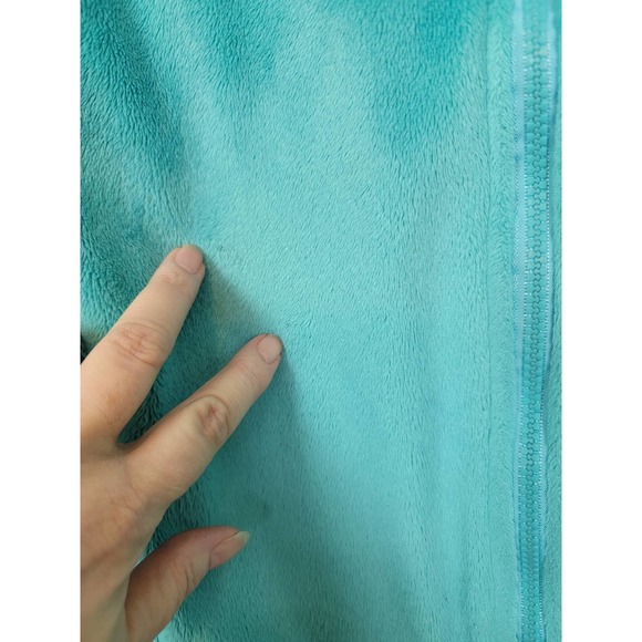 The North Face Women's Size Large Green Mock Neck Jacket FLAWS Please Read - Picture 6 of 10